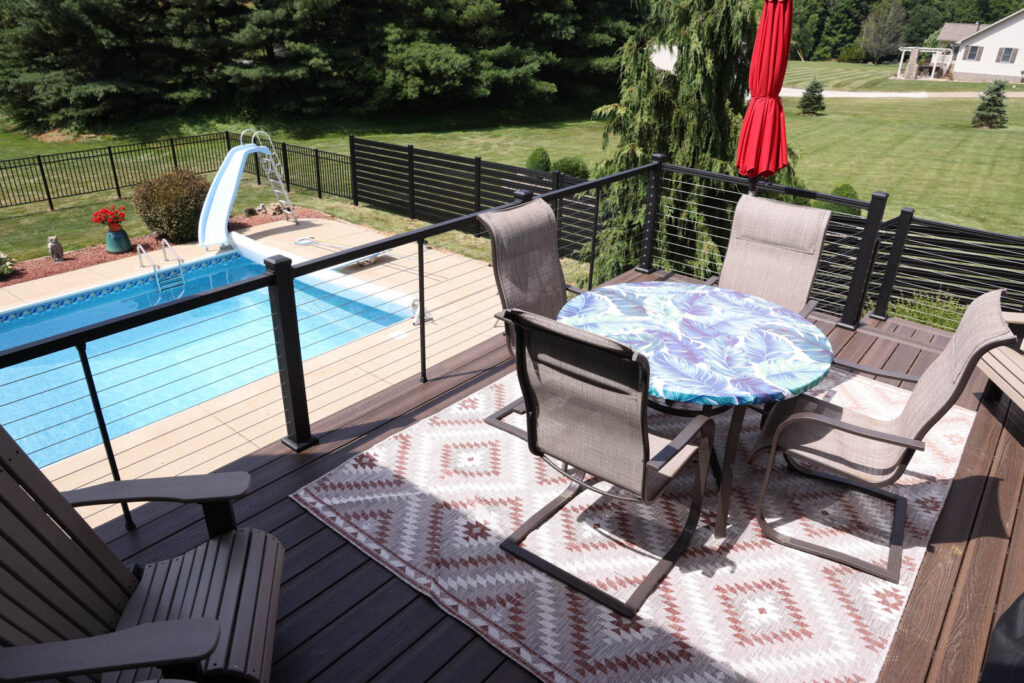Composite Deck Installation by Swiss Valley Fence, Stockport