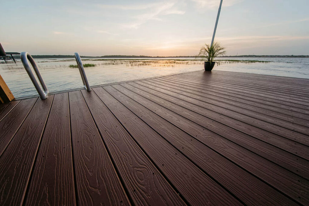 Composite Deck In Point Pleasant, Installed by Swiss Valley Fence