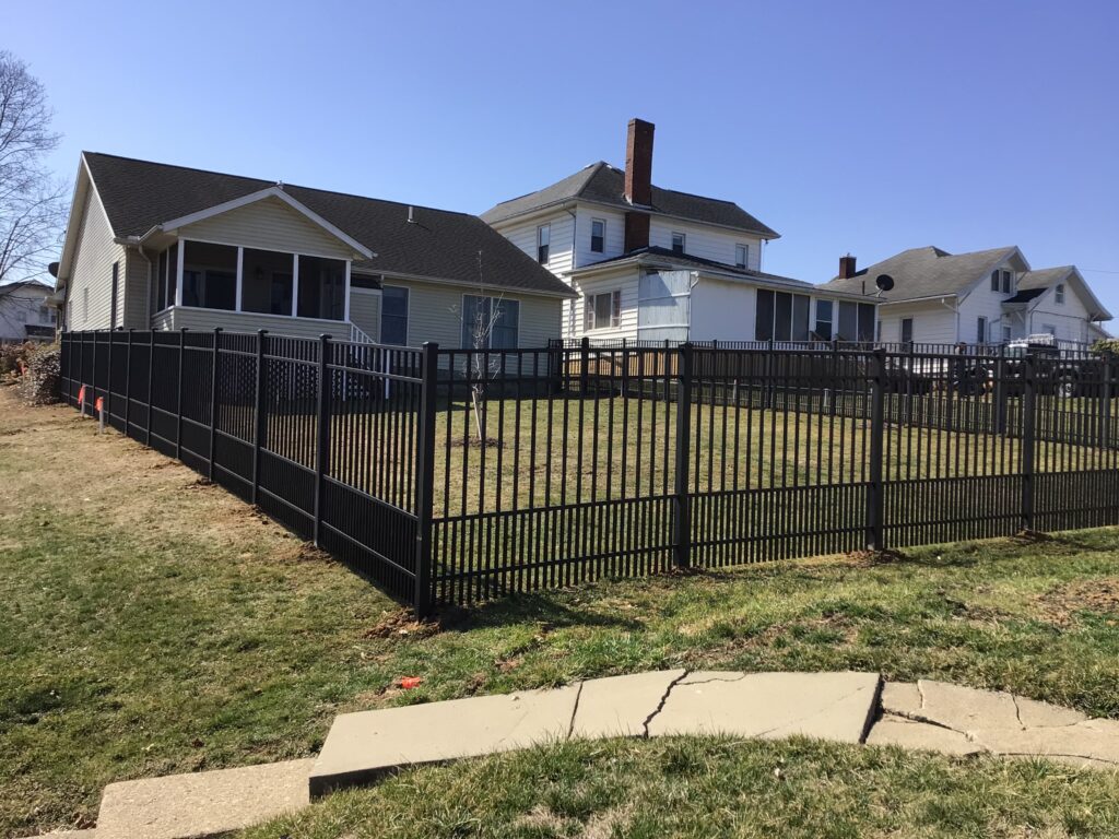 Aluminum Fence Installed By Swiss Valley Fence, Dalton