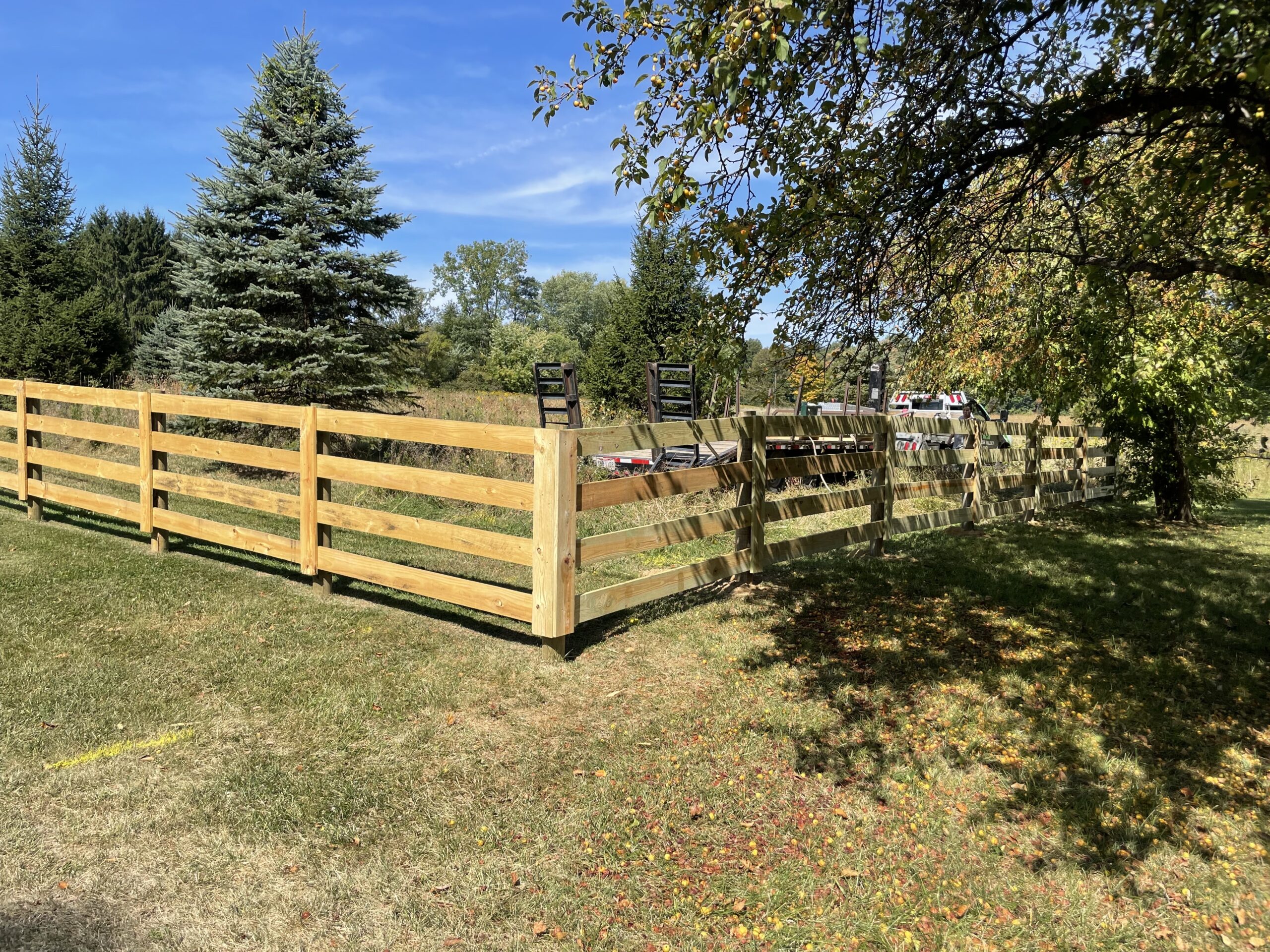 Agricultural Boar Fence Installed By Swiss Valley Fence, Danville, Ohio
