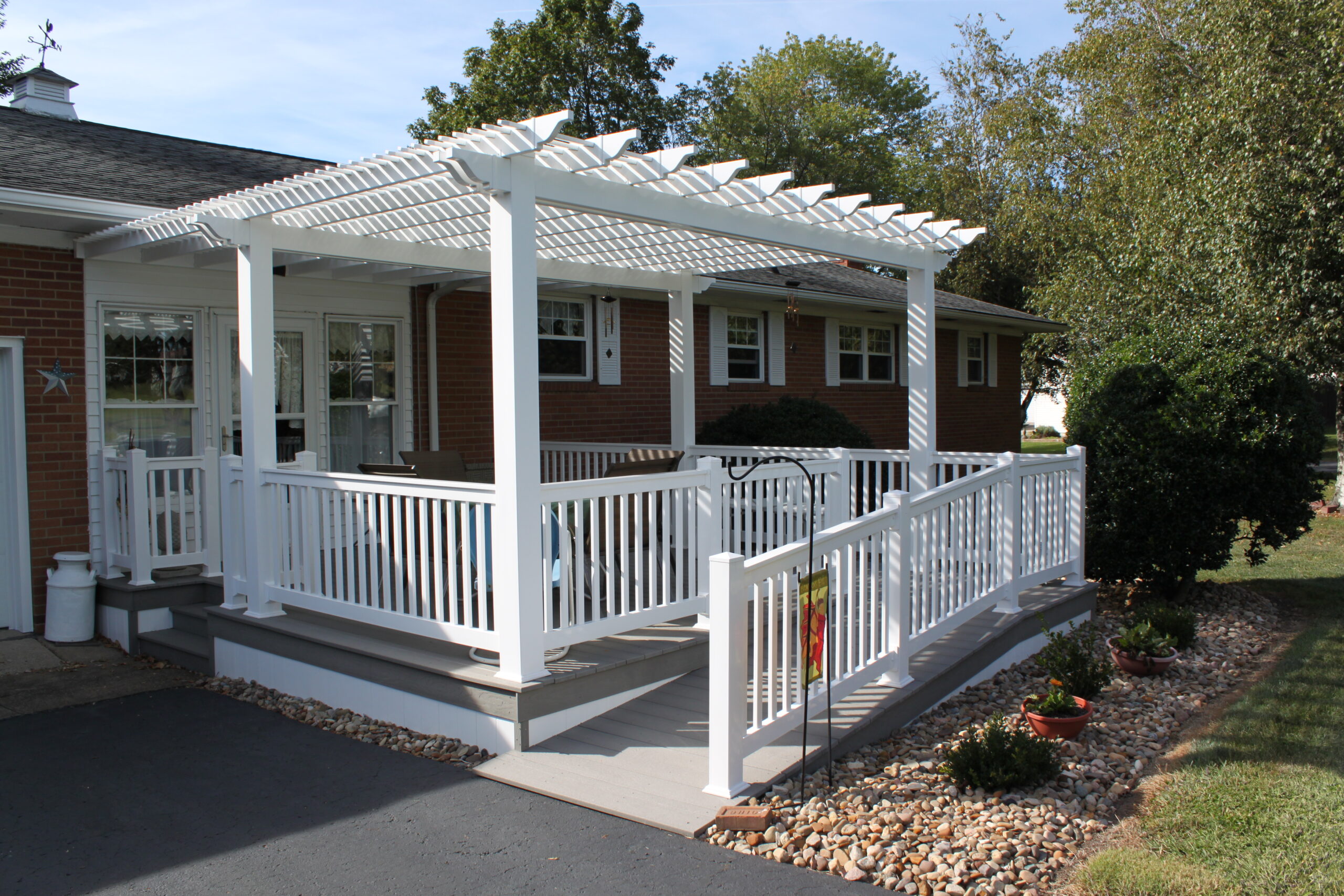 Composite Deck, Installed By Swiss Valley Fence, Holloway
