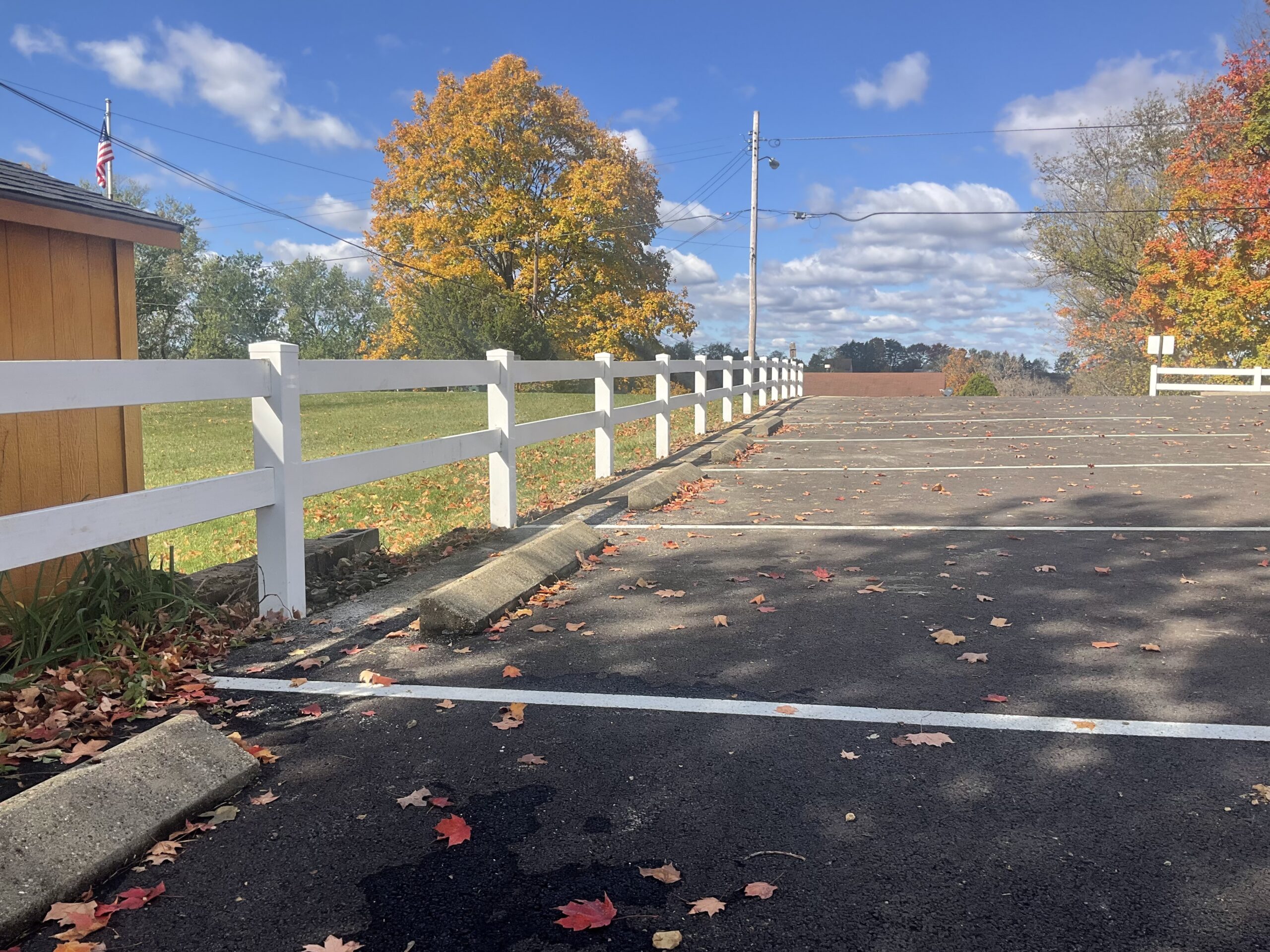 Blain Vinyl Rail Fence, Installed By Swiss Valley Fence