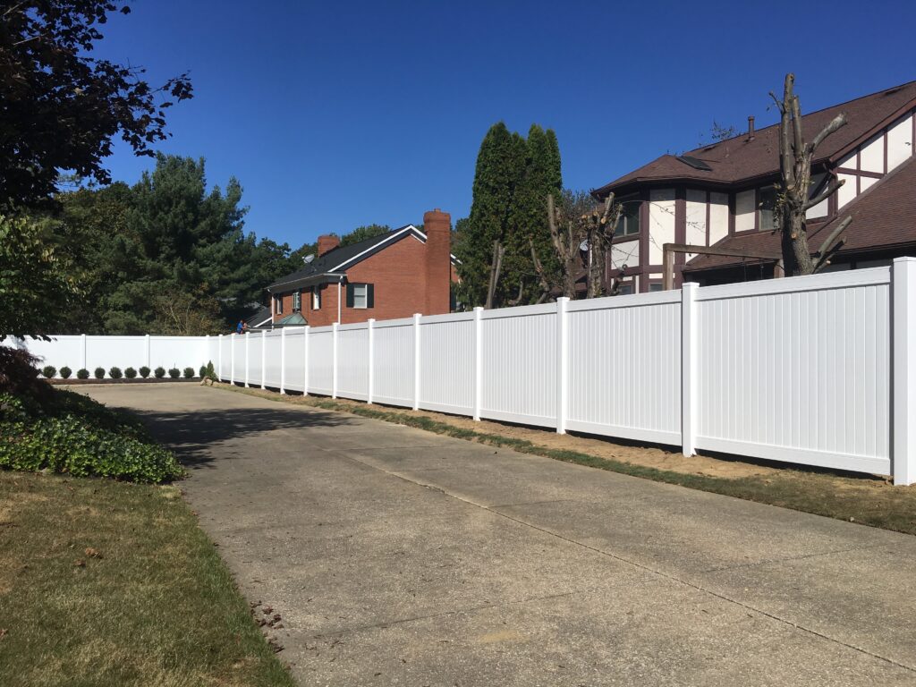 Duncan Falls Privacy Fence, Installed By Swiss Valley Fence