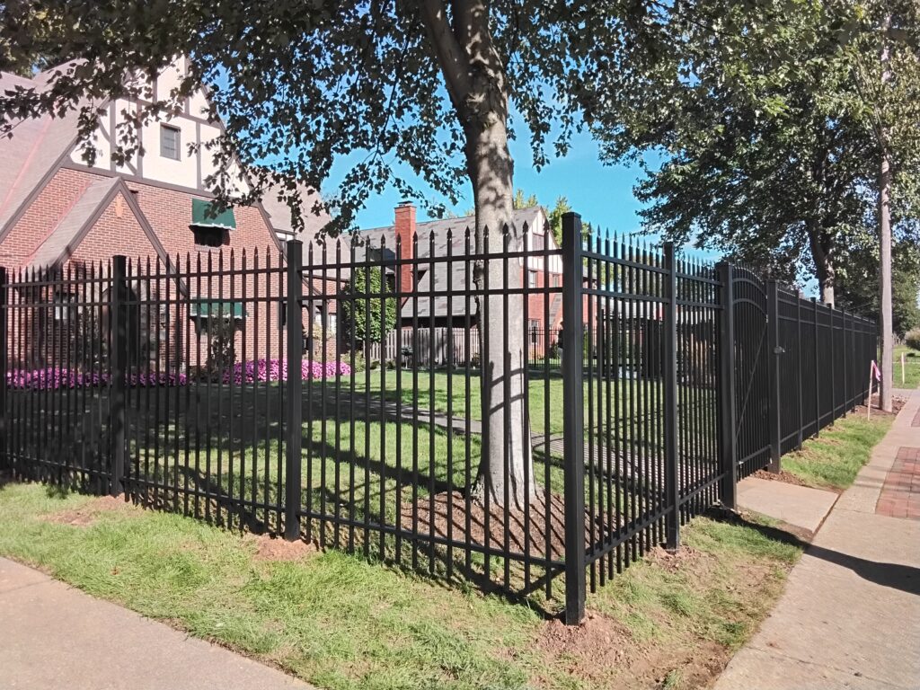 Aluminum Fence, Installed By Swiss Valley Fence. Harrisville