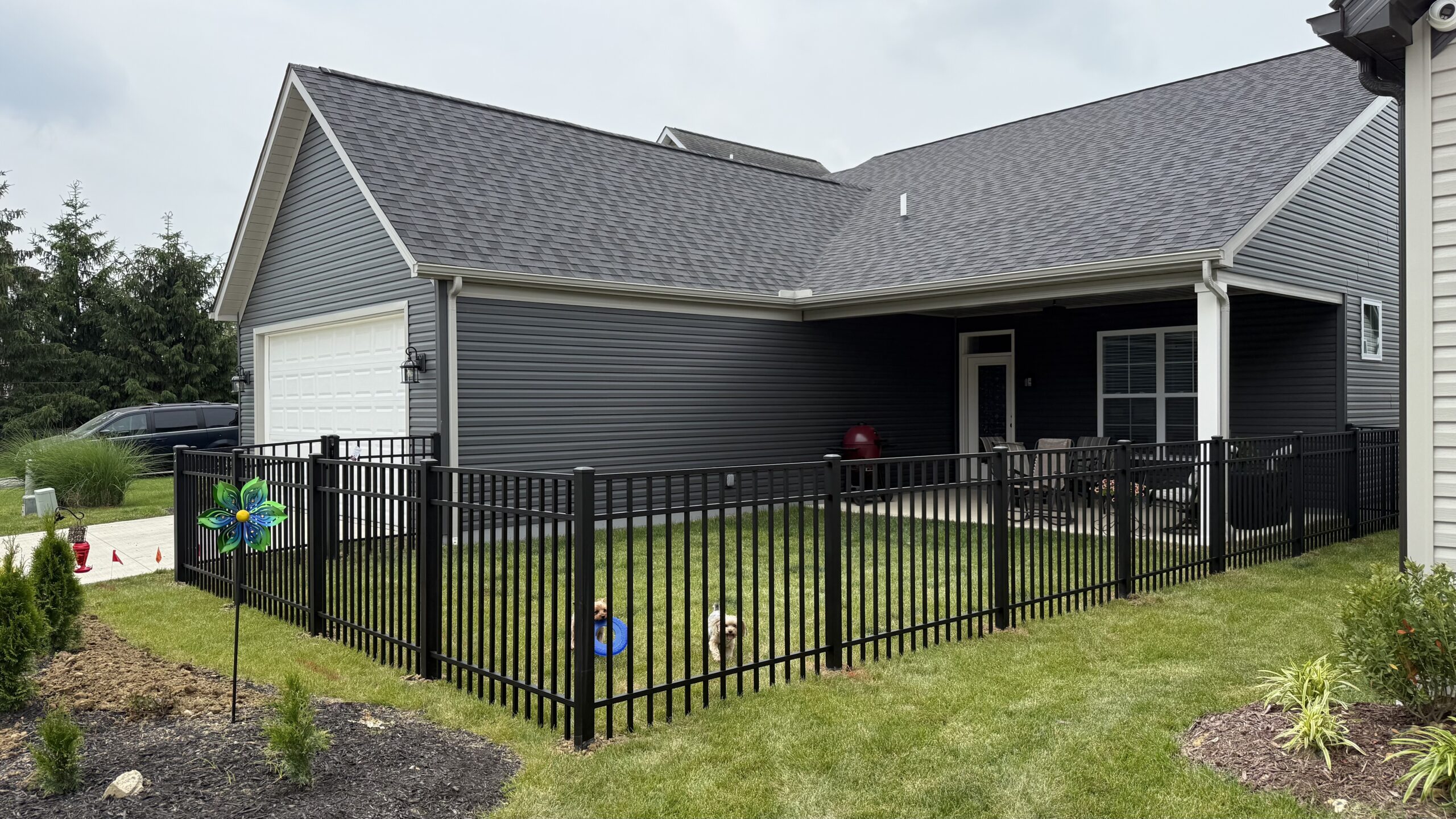 Aluminum Fence Installed By Swiss Valley Fence, Ashland, Ohio