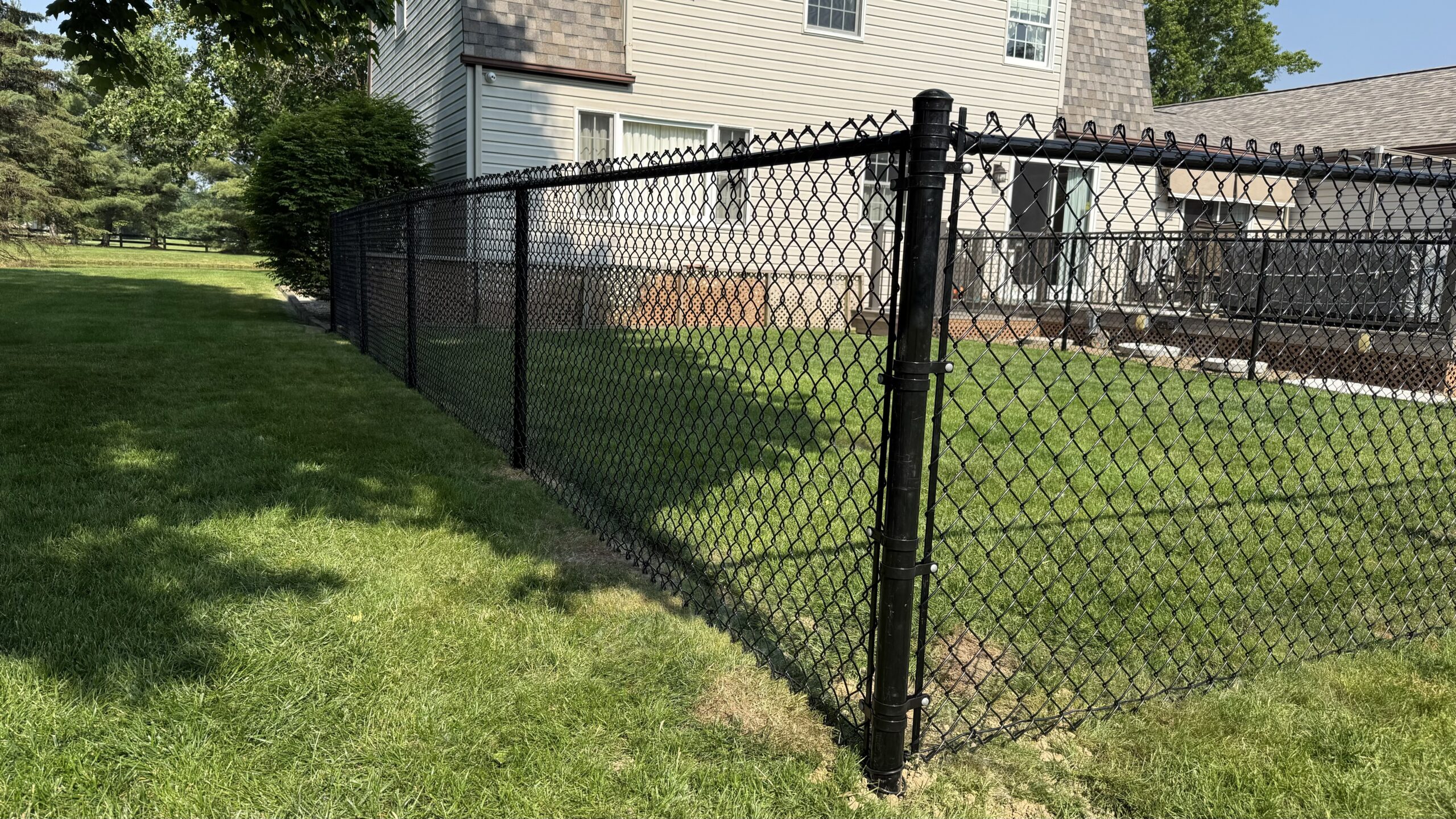 Chainlink Fence, Installed By Swiss Valley Fence. Adamsville
