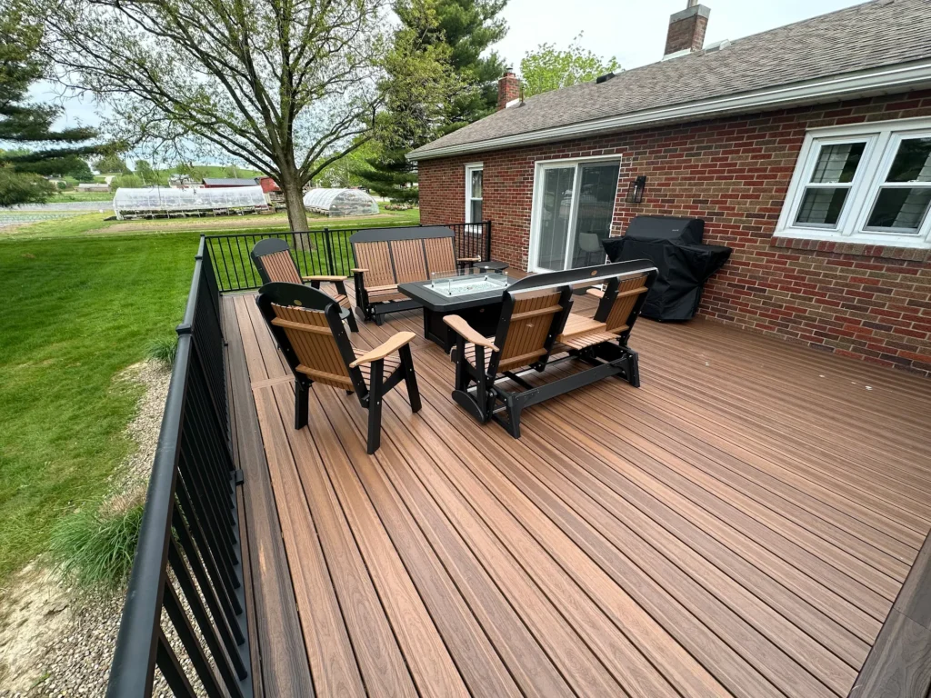Composite Deck, Installed by Swiss Valley Fence, Canton Ohio