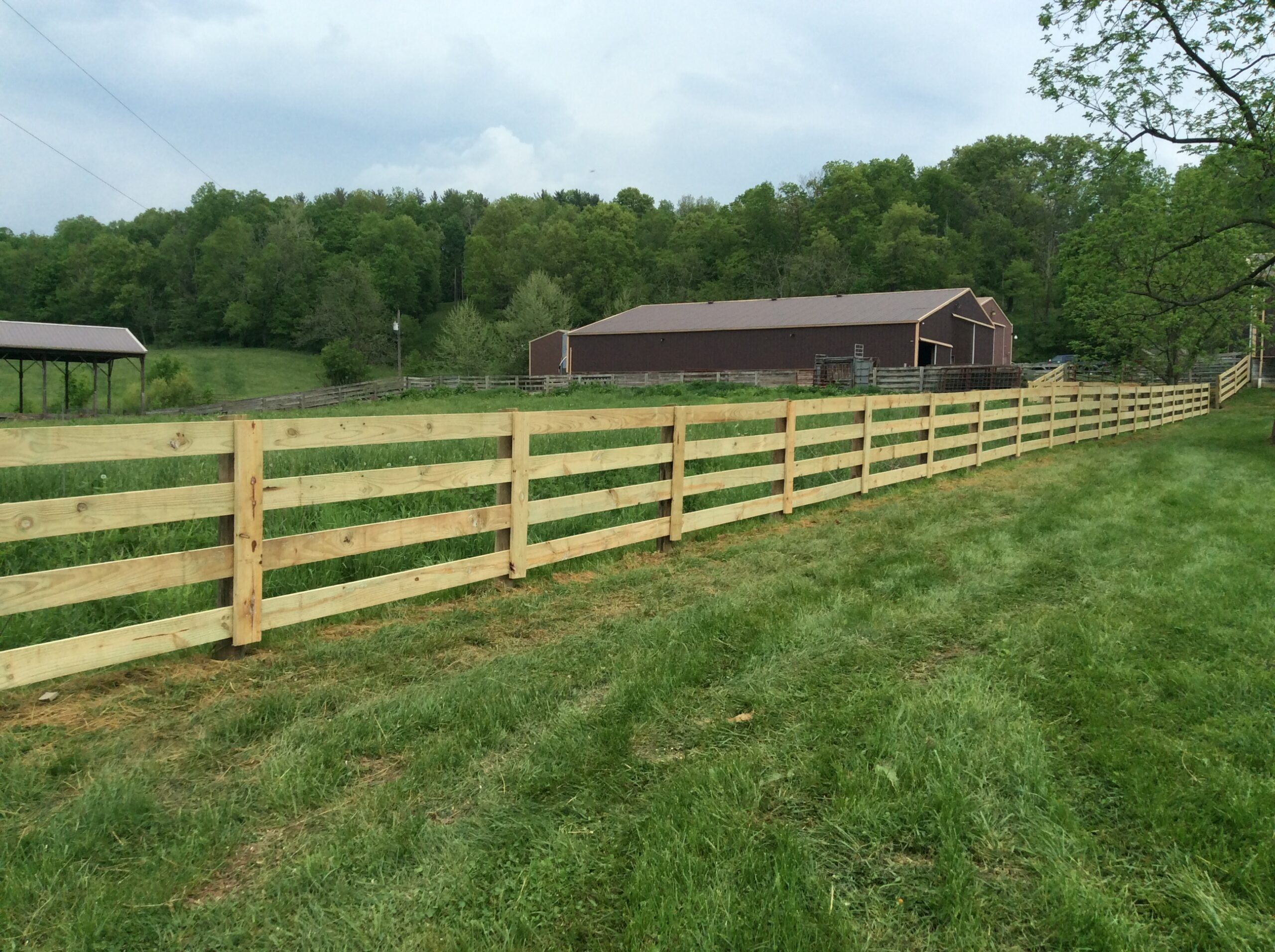 Board Fence, Installed By Swiss Valley Fence, Fredericksburg Ohio