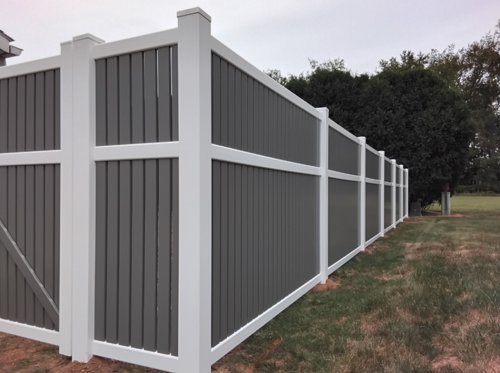 Semi Privacy Fence, Installed By Swiss Valley Fence. Amsterdam Ohio