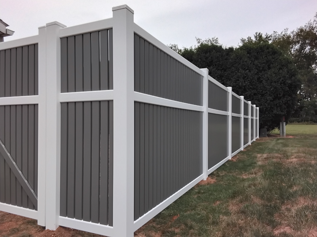 Semi Privacy Fence, Installed By Swiss Valley Fence. Amsterdam Ohio
