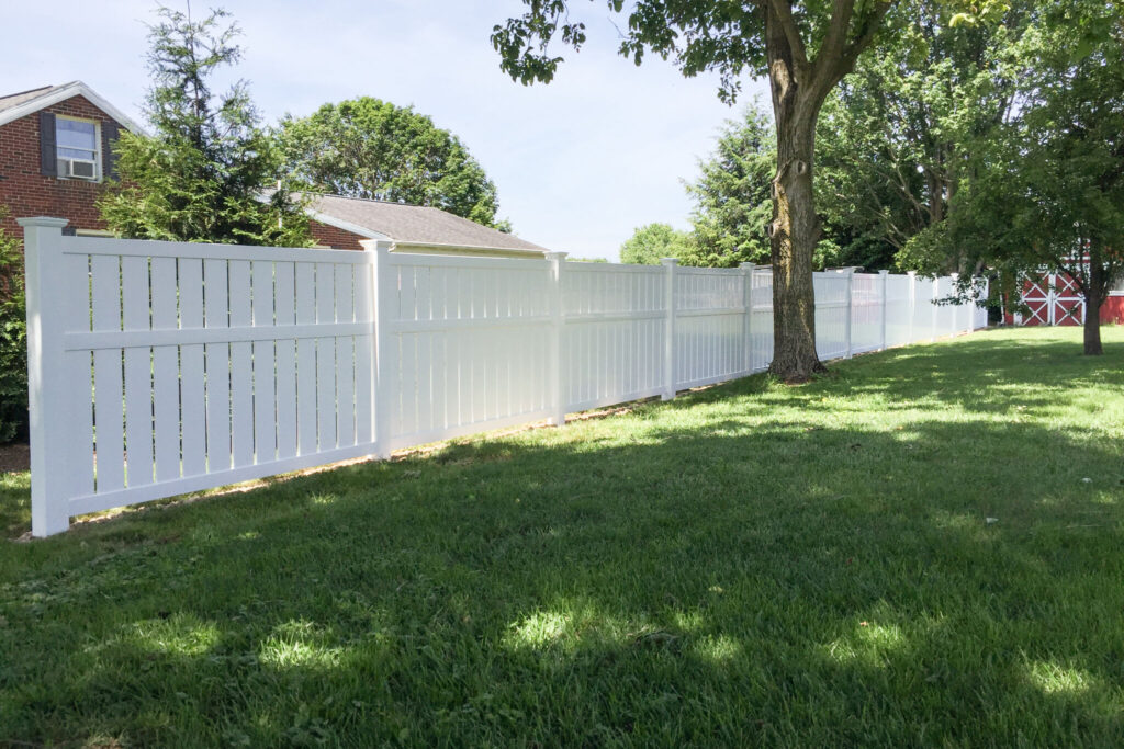 Semi -Privacy Fence, Installed By Swiss Valley Fence. Alliance Ohio