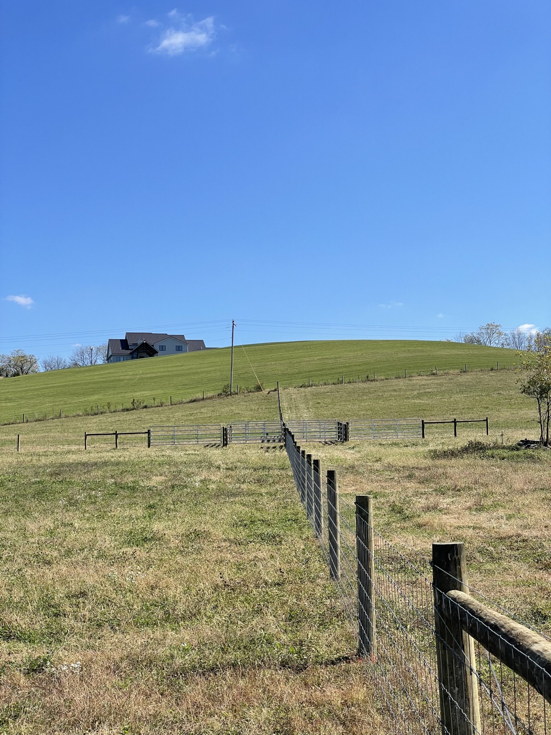 Woven wire fence installed by Swiss Valley fence. Lodi Ohio