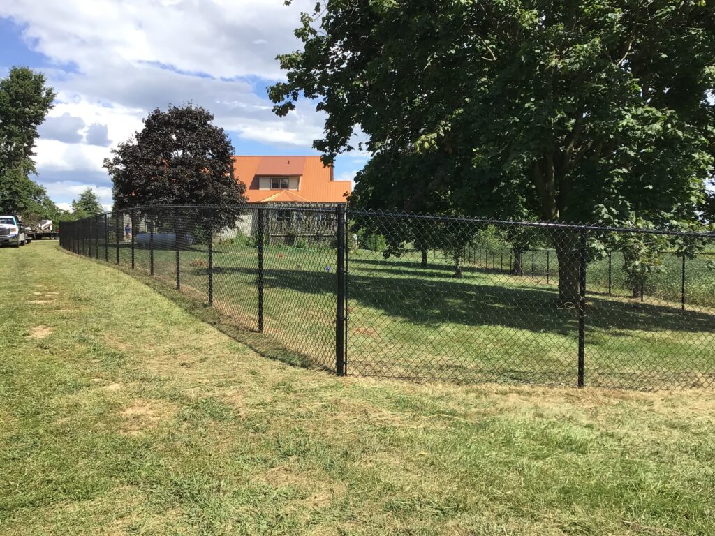 Chainlink Fence, Installed by Swiss Valley Fence. Washingtonville Ohio