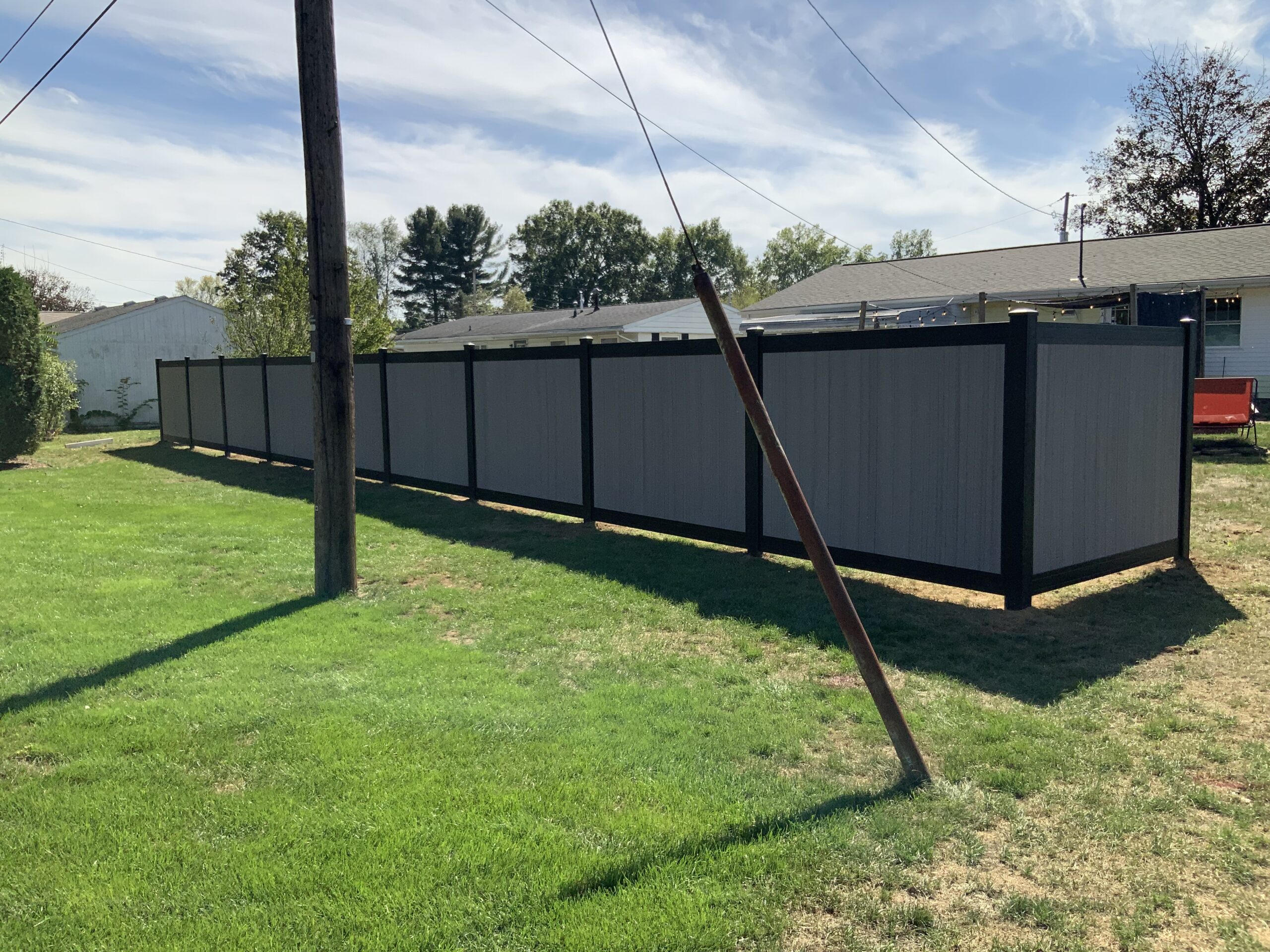 Privacy Fence, installed by Swiss Valley Fence, Chardon Ohio
