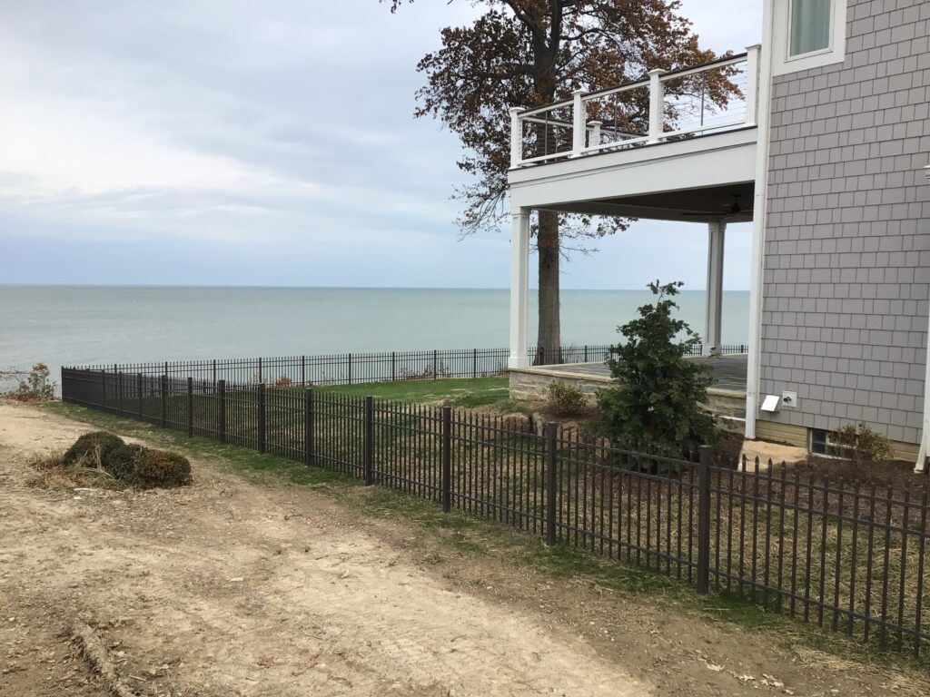 Aluminum Fence, installed by Swiss Valley Fence, Cadiz Ohio.